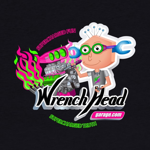 Wrench Head Garage Logo by Evangeltoons